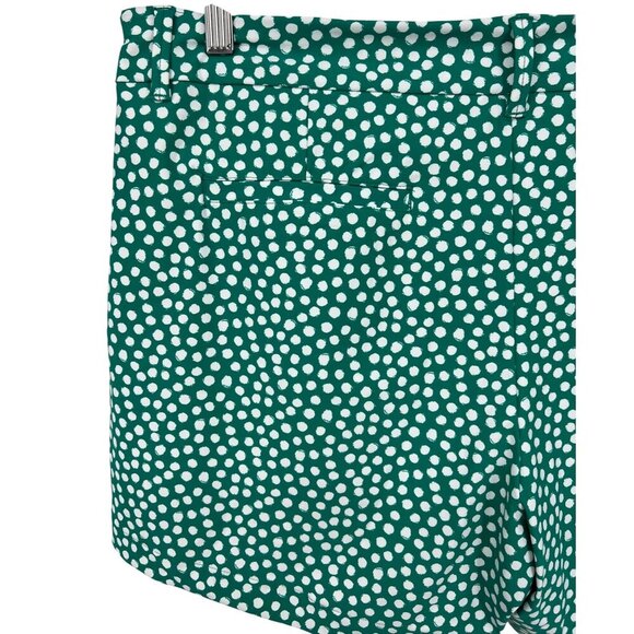 Spanx Polka Dot Kelly Green Sunshine Shorts 6" Size XL Extra Large Women New - Picture 5 of 8